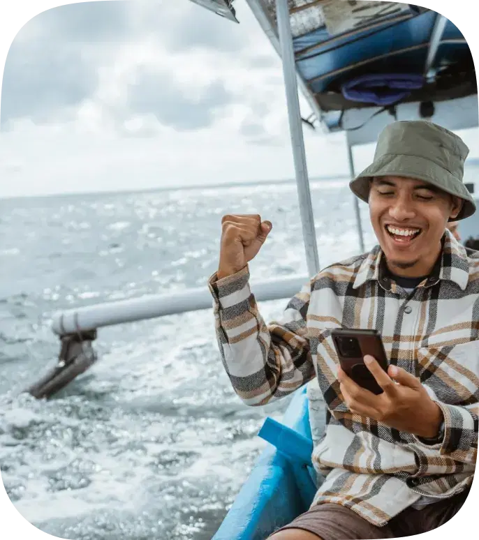 SafeSea marine safety app hero background