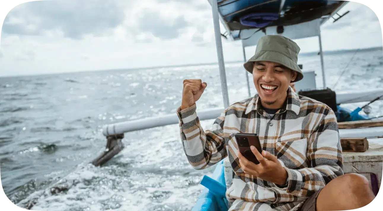 SafeSea marine safety app hero background